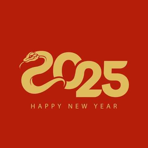 2025 Year Of The Snake, Year Of Snake 2025, Year Of The Snake 2025, Snake Chinese New Year, 2025 New Year Design, Chinese New Year Greetings Quotes, Chinese New Year Graphic Design, Chinese New Year Snake, Happy New Year 2025