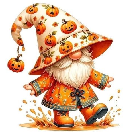 Gnome Thanksgiving, Thanksgiving Drawings, Gnome Wallpaper, Candy Photoshoot, Facts About Halloween, Good Morning Facebook, M&m Characters, Fall Drawings, Gnome Pictures