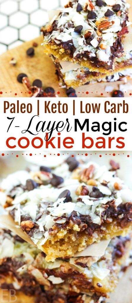 Too magical not to share! Seven Layer Magic Cookie Bars are Keto, Paleo and Low Carb — and so delicious!! Perfect for holidays and special occasions! Eat Beautiful | magic cookie bars | seven layer | keto cookies | paleo 7 layer bars | low carb 7 layer bars | keto 7 layer bars | holiday desserts | holiday cookies #ketocookies #paleocookies Desserts Holiday, Sweet Bars, Eat Beautiful, Beautiful Recipes, Magic Cookie Bars, Keto Treats, Keto Bars, Layer Bars, Paleo Cookies