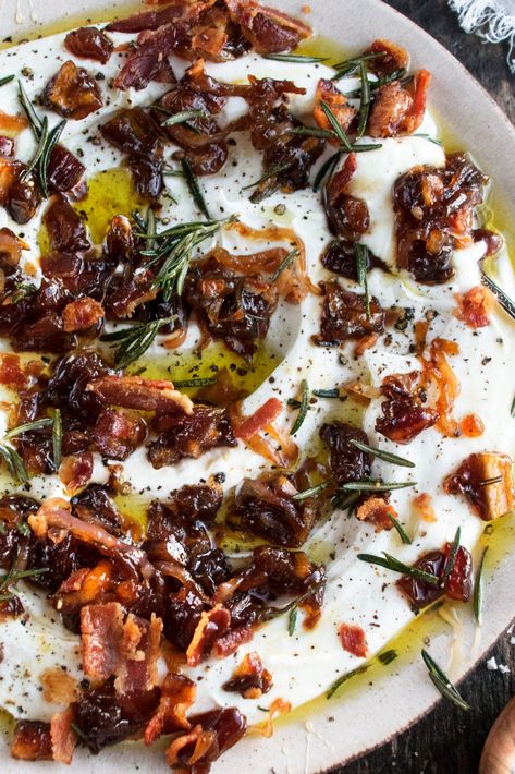 Dates Goat Cheese, Bacon Dates, The Original Dish, Appetizers Ideas, Whipped Goat Cheese, Goat Cheese Recipes, Bacon Recipe, Recipes Appetizers, Cheese Dishes