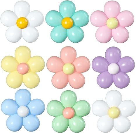 Amazon.com: 16 Set Daisy Flower Balloons DIY Kit,Boho Macaron Pastel Balloons Daisy Balloons Flower Party Decorations for Baby Shower Birthday Wedding Anniversary Groovy Party Supplies : Toys & Games Flower Balloons Diy, Daisy Balloons, Decorations For Baby Shower, Flower Balloons, Flower Party Decorations, Preschool Spring, Groovy Party, Daisy Party, Pastel Balloons