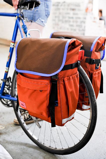 Swift Industries by Swift Industries, via Flickr Bike Touring Packing, Bicycle Panniers, Bike Panniers, Biking Backpack, Cycling Bag, Commuter Bicycle, I Want To Ride My Bicycle, Pannier Bag, Bicycle Bag