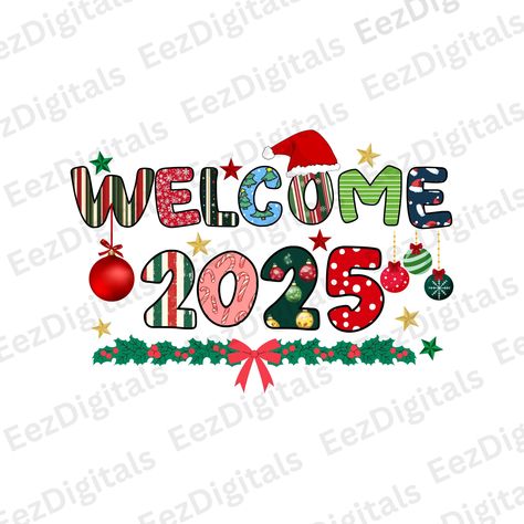 Cheer Clipart, 2025 Png, Merry Christmas Font, Doodle Font, Font Png, Christmas Fonts Free, New Year Clipart, Happy New Year Gif, Holiday Fonts