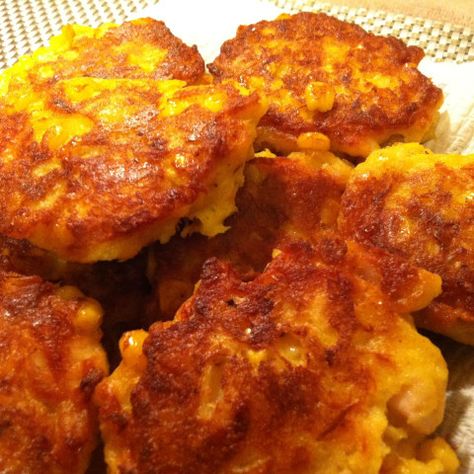 Corn Fritters Recipe, Fajita Pizza, Balsamic Brussel Sprouts, Garlic Mashed Cauliflower, Chicken And Corn, Corn Fritter Recipes, Coconut Chocolate Chip Cookies, Shrimp Taco Recipes, Corn Chicken