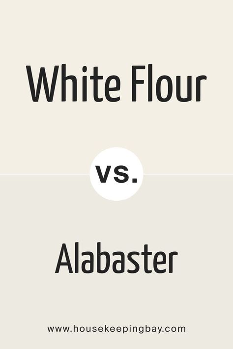 White Flour SW 7102 vs Alabaster  by Sherwin-Williams Sw White Flour, Sw Alabaster, Modern Cottage Homes, Basement Colors, Basement Painting, Sherwin Williams Alabaster, Sherwin Williams White, Inside A House, Alabaster White