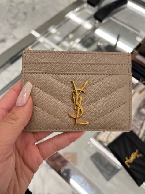 Ysl, saint laurent, ysl card holder, CASSANDRE MATELASSÉ CARD CASE IN GRAIN DE POUDRE EMBOSSED LEATHER Ysl Card Case, Designer Card Holder Wallet, Ysl Card Holder Aesthetic, Gift Cards Aesthetic, Card Holder Aesthetic, Luxury Card Holder, Ysl Card Holder, Jewerly Bag, Designer Card Holder