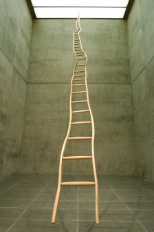 Martin Puryear's "Ladder for Booker T. Washington" at the Moma Martin Puryear, Booker T Washington, Retail Signage, Public Sculpture, Booker T, Sculpture Installation, Land Art, Abstract Sculpture, Museum Of Modern Art