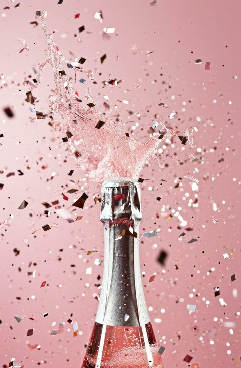 Download the AI generated champagne bottle falling on a pink background 36718379 royalty-free Stock Photo from Vecteezy for your project and explore over a million other images and backgrounds. Pink Happy New Year, Celebration Champagne, Pink Fireworks, Party Champagne, Glitter Champagne, Champagne Pop, Champagne Party, New Year Wallpaper, Pink Holiday