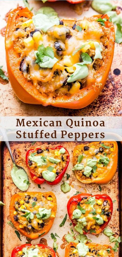 Mexican Quinoa Stuffed Peppers, Stuffed Pepper Quinoa, Quinoa Peppers Stuffed, Quinoa Black Bean Stuffed Peppers, Vegan Quinoa Stuffed Peppers, Mexican Stuffed Peppers Vegetarian, Quinoa Stuffed Peppers Vegetarian, Mexican Peppers Stuffed, Crock Pot Healthy Recipes