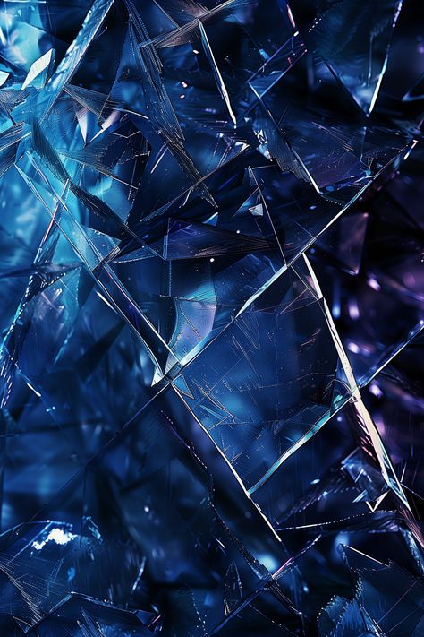 Set your screen apart with this stunning blue crystal shard design, perfect for both iPhone and Android devices. Tap into the sleek aesthetic with this background! 📱✨ Blue Glass Aesthetic, 2025 Wallpaper, 3d Lockscreen, Blue Pics, Crystal Shard, Amazing Backgrounds, Crystal Background, Diamond Circle Pendant, Sapphire Stones