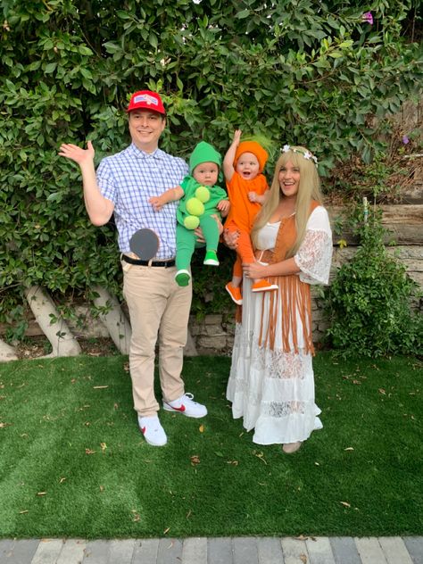 Peas And Carrots Costume, Forrest Gump Family Costume, Forrest Gump Halloween Costumes, Forrest And Jenny Costume Couple, Forest Gump Family Costume, Forest And Jenny Costume, Jenny And Forest Gump Costume, Jenny Forrest Gump Costume, Forrest Gump And Jenny Costume