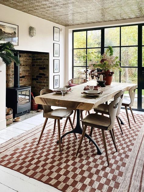 Sophie Robinson, Alternative Flooring, Mad About The House, Log Burning Stoves, Timeless Interiors, Painted Floor, The Last 10 Years, Small Windows, House Tour