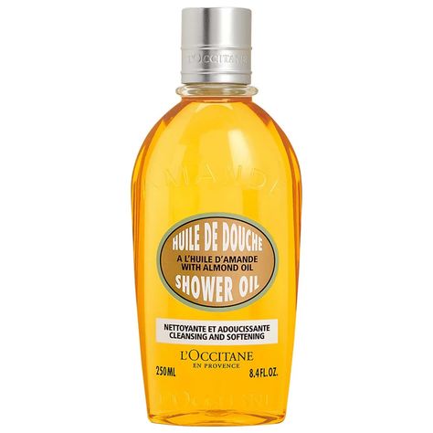 Cleansing And Softening Shower Oil With Almond Oil - L'Occitane | Sephora Moisturizing Bath, Feminine Health, Shower Oil, Body Moisturizers, Body Serum, L Occitane, Bath Oils, Body Cleanser, Oils For Skin