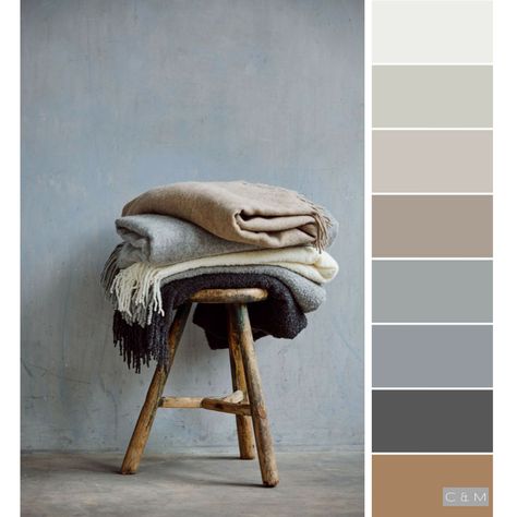 Grey And Sand Living Room, Gray Pallete Color Combination, Color Theme For Living Room, Grey Color Scheme Bedroom, Colors That Go With Gray, Interior Home Color Schemes, Good Living Room Colors, Paint Color Schemes, Living Room Color Schemes