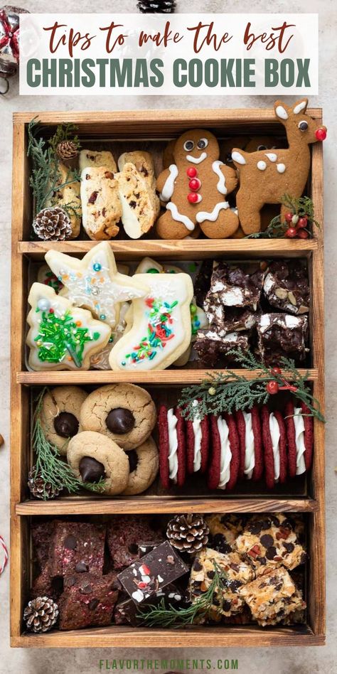 Christmas Cookies Bags Ideas, Cookie Platter Gift Ideas, Homemade Cookie Boxes Gift Ideas, Christmas Cookie Gifts Packaging Ideas, Traditional Holiday Cookies, Christmas Cookie Assortment Gift Ideas, Best Christmas Cookies For Gifts, Cookies To Mail Care Packages, Cookie Baking Gift Basket Ideas