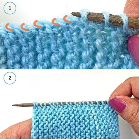 Picking up stitches without knitting Knitting Pick Up Stitches, Knitting Picking Up Stitches, Pick Up Stitches Knitting, Picking Up Stitches In Knitting, How To Pick Up Stitches In Knitting, Pick Up And Knit, Knitting Knowledge, Knitted Edges, Joining Yarn