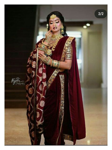 9 Vari Saree Look, Velvet Nauvari Saree Brides, Navari Saree Marathi Bride Peshwai, Paithani Jewellery, Velvet Navari Saree Marathi Bride, Peshwai Nauvari Saree Look, Velvet Nauvari Saree, Navari Saree Marathi Bride, Maharashtrian Saree Look