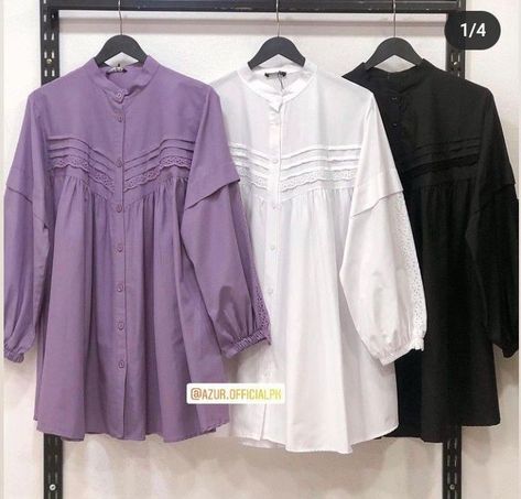 Check Shirt Design For Women Pakistani, Shalwar Top Designs For Women, Kurti Outfit, Western Kurti, Plain Suits, Kurti Fashion, Curvy Dresses, Indian Kurti, Trendy Shirt Designs