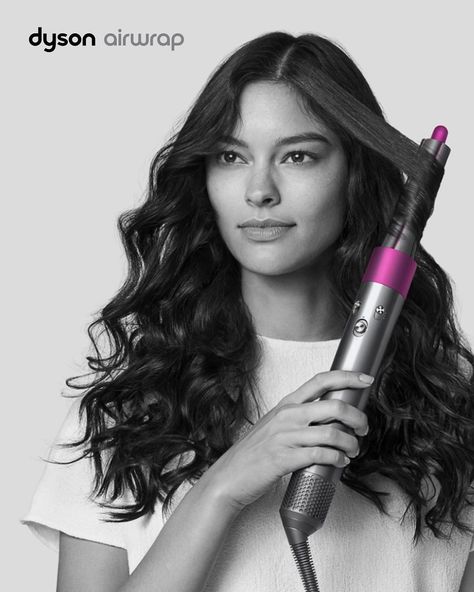 Dyson Hair on Instagram: “Choose your style. The Dyson Airwrap™ styler gives you a selection of brushes and barrels, so you can create your look. #dyson #dysonhair…” Casual Curls, Dyson Airwrap, Voluminous Curls, Flat Hair, Hair Styler, Bouncy Curls, Hair Strand, Loose Curls, Hair Curlers