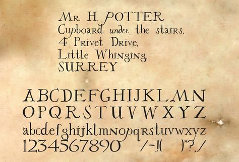 Harry Potter Acceptance Letter - forum | dafont.com Hogwarts Letter Aesthetic, Harry Potter Handwriting, Harry Potter Envelope Template, Diy Hogwarts Letter, Hogwarts Envelope Template, Hogwarts Envelope Printable Free, Harry Potter Letter Envelope, Harry Potter Acceptance Letter Printable, Harry Potter Letter To Hogwarts