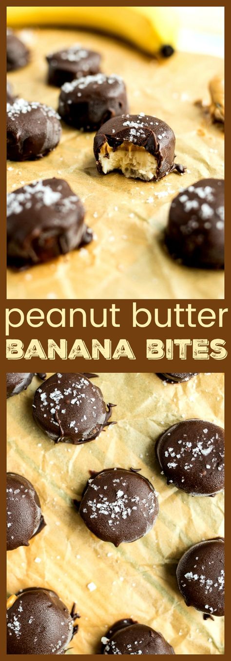 Peanut Butter Banana Bites - CPA: Certified Pastry Aficionado Frozen Banana Recipes, Melt Chocolate In Microwave, Dessert Oreo, Dipped In Chocolate, Banana Bites, Desserts Vegan, Banana Healthy, Banana Recipes, Peanut Butter Banana