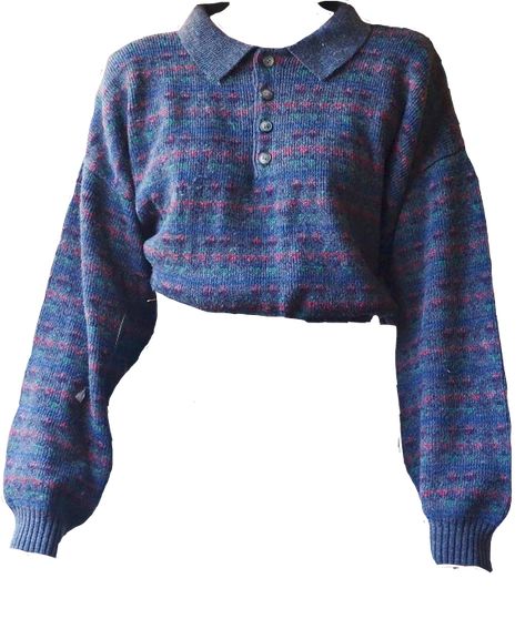 Stranger Things 80s Aesthetic, Clothes Png Polyvore, Png Sweater, Aesthetic Clothes Png, 80s Tops, Outfit 80s, Sweater Png, 80s Clothes, Png Outfits