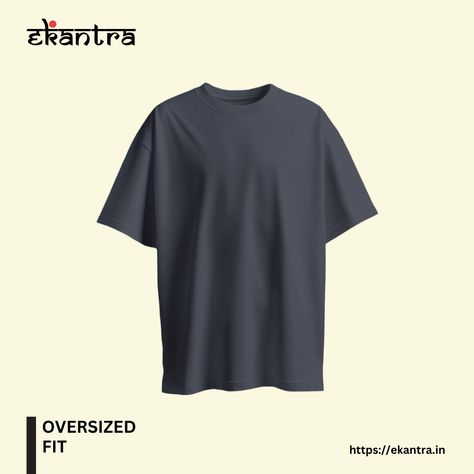 Charcoal Grey Oversized Plain T-shirt 👕 100% Cotton Bio-washed T-shirt with High Quality 👌 #tshirts #tshirt #charcoalgreytshirt #greytshirt #oversizedtshirt #cottontshirt #ekantra #ekantraclub #ekantrastyle #ekantraofficial Plain T Shirt, Plain Tshirt, Oversized Tshirt, Charcoal Grey, Oversized Fits, Cotton Tshirt, Grey, High Quality, T Shirt