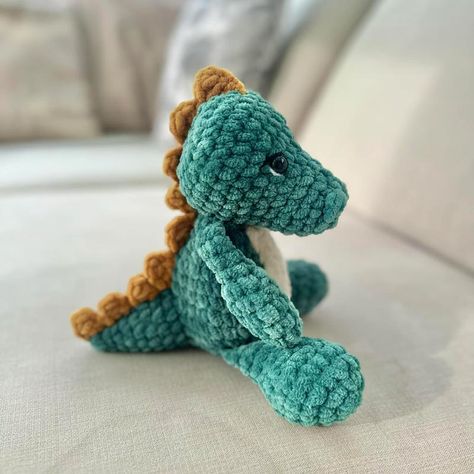 Bernat Pipsqueak Patterns Crochet, Amigurumi Dinosaur Pattern, Dinosaur Lovey Crochet Free Pattern, Crocheted Dinosaur Pattern Free, Crochet Brontosaurus Patterns Free, T Rex Crochet Pattern Free, Amigurumi Dinosaur Free Pattern, Free Crochet Dinosaur, Crochet Dinosaur Pattern Free