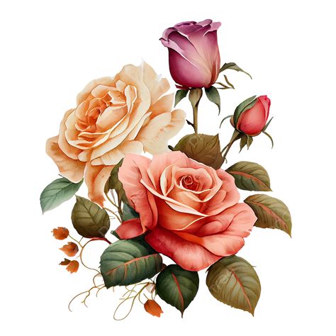 Rose Flower Png, Illustration Rose, Flower Png Images, Rosé Png, Rose Flower Wallpaper, Rose Illustration, Simple Rose, Red Rose Flower, Flower Art Images