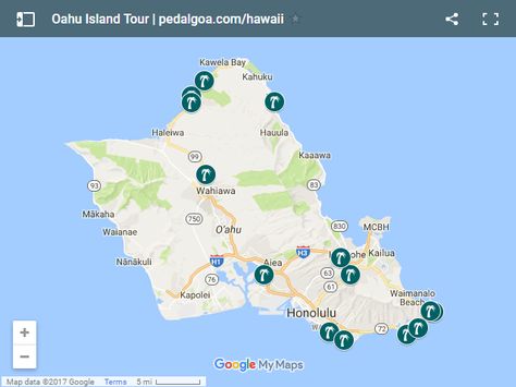 Map of Oahu, Hawaii: Free things to do on Oahu with a drive around the island Oahu Map, Oahu Activities, Waimanalo Beach, Hawaii Vacation Oahu, Oahu Waikiki, Honolulu Beach, Hawaii Vacation Tips, Hawaiian Cruises, Hawaii Itinerary