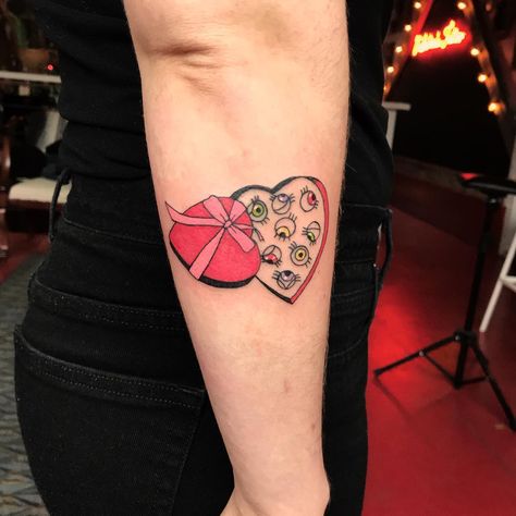 Lolli on Instagram: “Eye candy from my valentines flash for @korabestold1 ! ❤️👁❤️ done @valentinestattoo #valentinestattooseattle #feeltheloaf” Valentines Tattoo Flash, Valentines Flash, Valentine Tattoo, Flash Sheet, Body Modifications, Tattoo Flash, Flash Tattoo, Paw Print Tattoo, Random Things