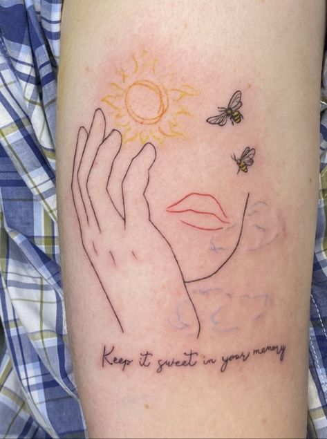 Watercolor Tattoo, Harry Styles, Sunflower, Tattoos