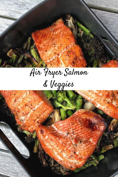 Salmon Veggies, Salmon And Veggies, French Toast Recipe Cinnamon, Salmon Teriyaki, Maple Glazed Salmon, Power Bowl Recipe, Air Fryer Salmon, Delicious French Toast, Dairy Free Dinner