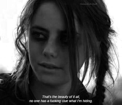 Keep it that way ✋ on We Heart It Effy Quotes, Skins Quotes, Little Dorrit, Effy Stonem, Skins Uk, Kaya Scodelario, Movie Lines, Film Quotes, Tv Show Quotes