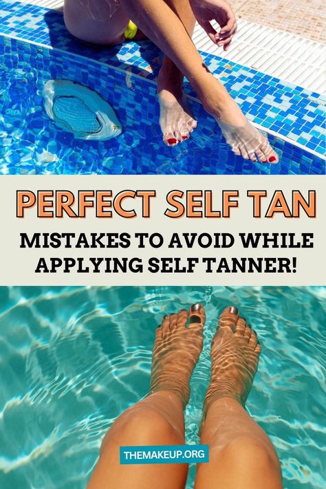 Self tanning mistakes and tips Self Tanner Tips, Self Tanning Tips, Best Self Tanner, Tanning Tips, Self Tan, Self Tanning, Fake Bake, Self Tanner, Skincare Routines