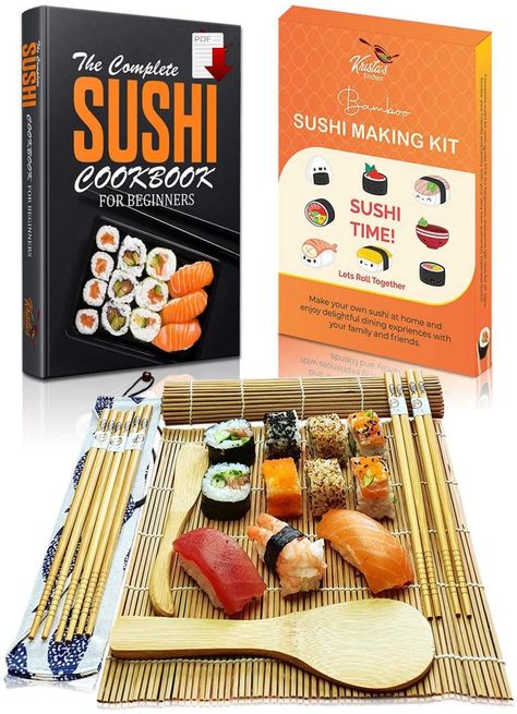 Sushi Making Kit, Make Your Own Sushi, Sushi Kit, Sushi Making, Japan Sushi, Diy Sushi, Sushi At Home, Sushi Maker, Book Guide