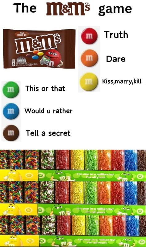 M And M Truth Or Dare, M And M Game Sleepover, Mnm Game Sleepover, The M&m Game, M&m Sleepover Game, M&m Challenge, M&m Games, Mnm Game, Mm Game