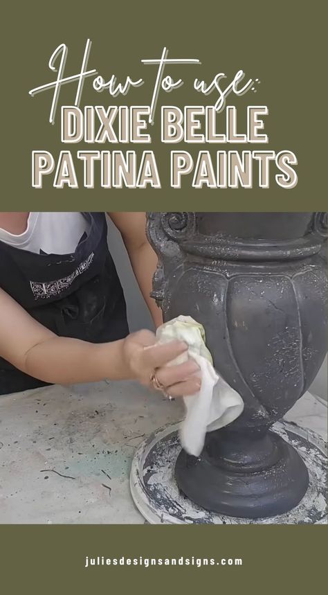 photo of julie wiping the painted gray Goodwill thrifted vase with a dry paper towel Thrift Flip Ideas, Diy Fall Ideas, Diy Projects For Adults, Patina Paint, Diy Projects To Sell, Diy Halloween Wreath, Diy Gifts For Mom, Diy Projects For Beginners, Diy Projects For Kids