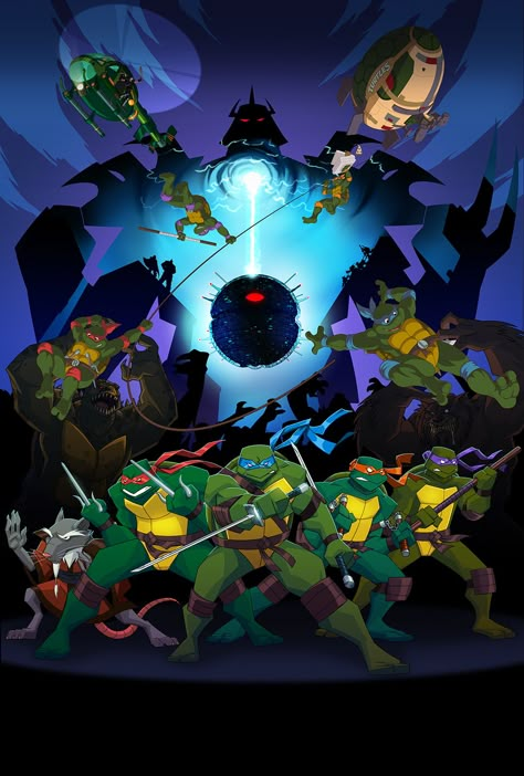 Turtles Forever --   4Kids Entertainment made the ultimate #TMNT collaboration by introducing the 1984 comic, 1987 series, and 2003 series Ninja Turtles in one movie. Did you like like Turtles Forever? Forever Movie, Turtles Forever, Tmnt 2003, Shell Turtle, Teenage Mutant Ninja Turtles Artwork, Ninja Turtles Artwork, Teenage Mutant Ninja Turtles Art, Teenage Ninja Turtles, Tmnt Art