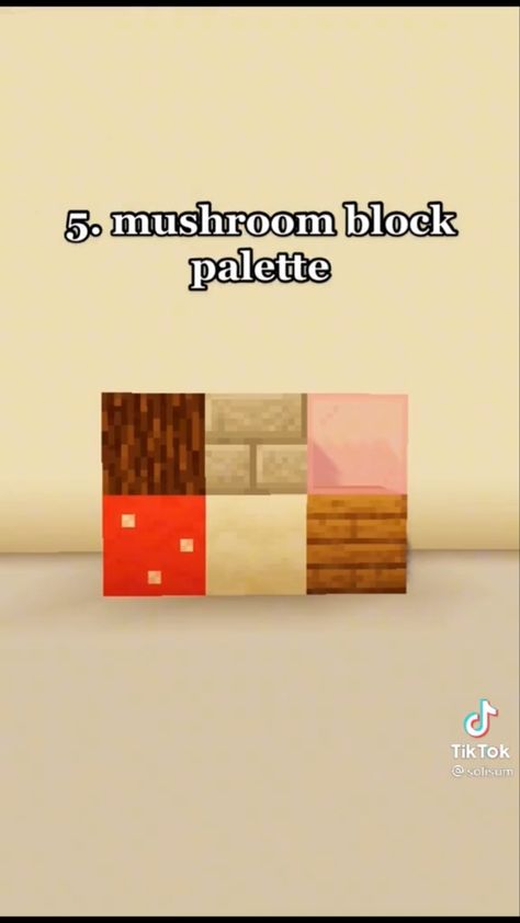 Cottagecore Minecraft Block Pallet, Block Palate Minecraft, Cottagecore Minecraft Pallet, Mc Block Palettes, Block Pallet Minecraft, Minecraft W, Minecraft Wall, Minecraft Redstone, Minecraft Blocks