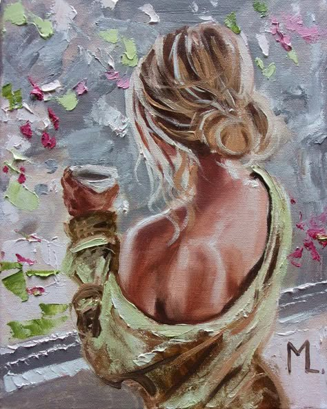 Canvas Painting Ideas Wall Decor, Canvas Art Painting Ideas, Simple Canvas Painting Ideas, Abstract Art Painting Ideas, Beach Canvas Painting, Simple Canvas Painting, Monika Luniak, Painting Ideas Simple, Painting Ideas Wall