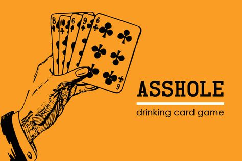 Asshole is one of the Best Party Card Games for Adults. Click Here for the full Asshole Drinking Card Game Rules with simple instructions for Drunk Players. Simple Card Games For Adults, Card Games For Adults Drinking, Best Card Games For Adults, Simple Drinking Games, Drinking Games With Cards, Camping Drinking Games, Board Games Quotes, Easy Drinking Games, Kid Holiday Games