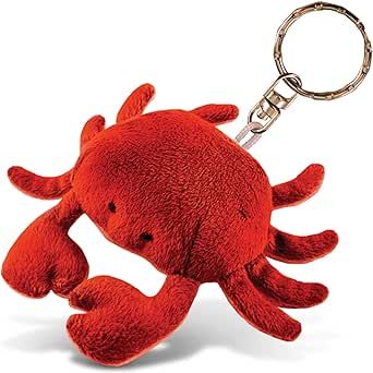 Crab Plush, Sea Life Animals, Collateral Beauty, Red Crab, Imaginary Play, Backpack Keychains, Plush Keychain, Toys Toys, Kids' Bag