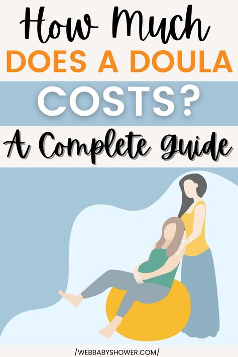 Are you planning to hire a doula? If you're looking for an ultimate guide on hiring a doula, this guide covers how much a doula costs, the benefits of hiring one as well as the difference between a doula and midwife. Baby Shower Etiquette, Prenatal Appointment, Virtual Baby Shower Ideas, Baby Shower Checklist, Doula Services, Postpartum Support, Baby Shower Pin, Postpartum Doula, Birth Doula