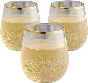 Disposable Wine Glasses, Plastic Wine Cups, Gold Wine Glasses, Resident Events, Plastic Wine Glasses, Weddings Receptions, Indoor Outdoor Pool, Plastic Glasses, Soda Water