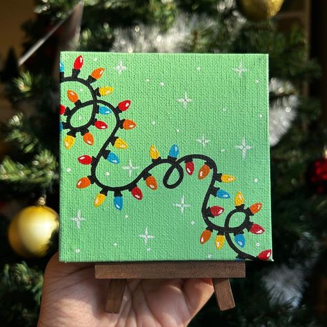 This Wall Decor item by artbybrendozaa has 6 favorites from Etsy shoppers. Ships from Rockville, MD. Listed on Aug 27, 2024 Christmas Ideas To Paint On Canvas, Tiny Canvas Christmas Paintings, Easy Christmas Painting On Canvas, Fun Christmas Paintings On Canvas, Simple Christmas Paintings On Wood, Merry Christmas Painting On Canvas, A Christmas Story Painting, Poinsettia Painting Easy, Painted Christmas Lights