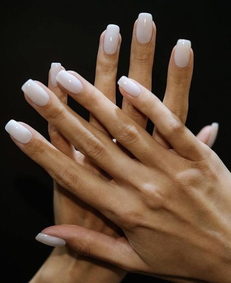 Hailey Bieber Milky White Nails, Neutral Nails Ballerina, Hailey Bieber Neutral Nails, Ballerina Neutral Nails, Natural Pink Ballerina Nails, Ballet Nails, Casual Nails, Ballerina Nails, Clean Nails