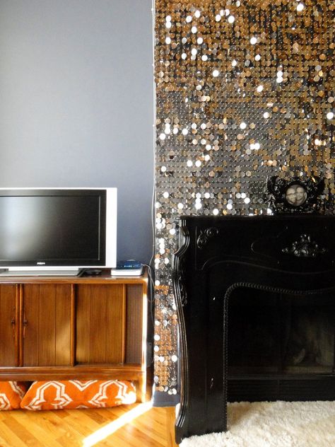 Andersonville Chicago, Sequin Wall, Loft Space, Creative Freedom, Loft House, Glam Decor, Loft Spaces, Eclectic Home, Design Styles