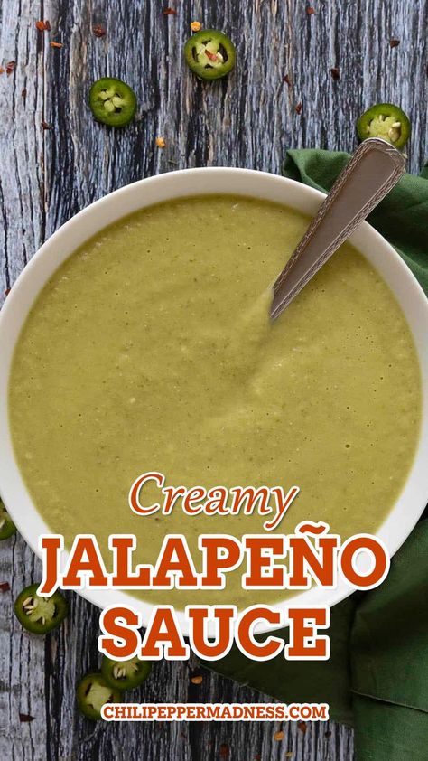 Jalapeno Taco Sauce, Jalapeno Paste Recipe, Jalapeno Green Sauce, Creamy Jalapeño Sauce, Creamy Habanero Sauce, Spicy Mexican Sauce, Roasted Jalapeno Hot Sauce Recipe, Jalapeno Sauce Recipe, Jalapeño Cream Sauce