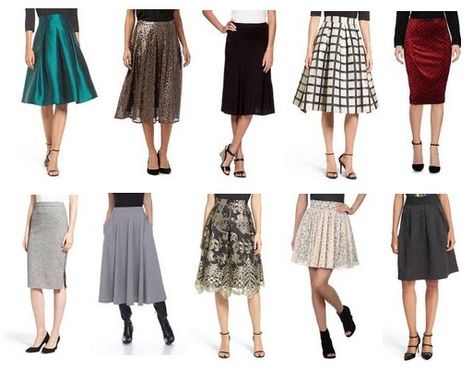 9 Casual and Formal Knee Length Skirts for Girls Flare Skirts, Semi Casual Outfit, Tight Pencil Skirt, Traditional Skirts, Broomstick Skirt, Skirts For Girls, Fancy Skirts, Denim Skirts Knee Length, Gored Skirt